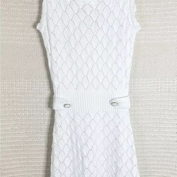 Lilly Pulitzer Dresses & Skirts - Lilly Pulitzer White Sheath Midi Dress with Mock Neck